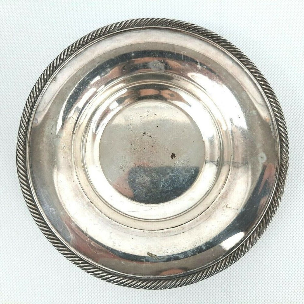 Poole Silver Co. Serving Bowl EPNS 6.5"